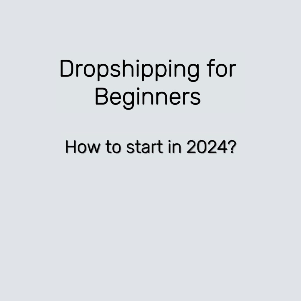 Dropshipping for Beginners