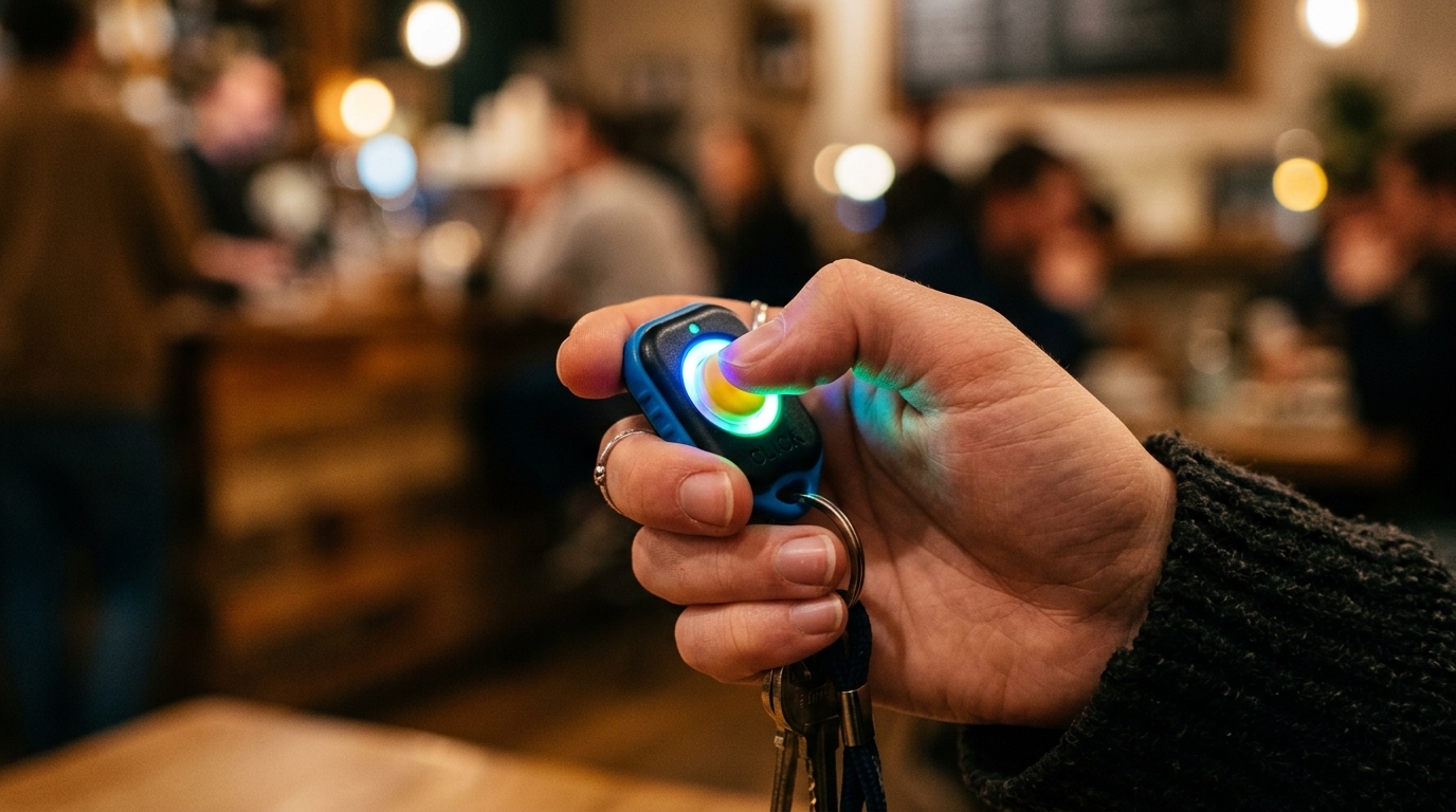 dropshipping products may 2026 — 1 led key clicker keychain viral fidget gadget