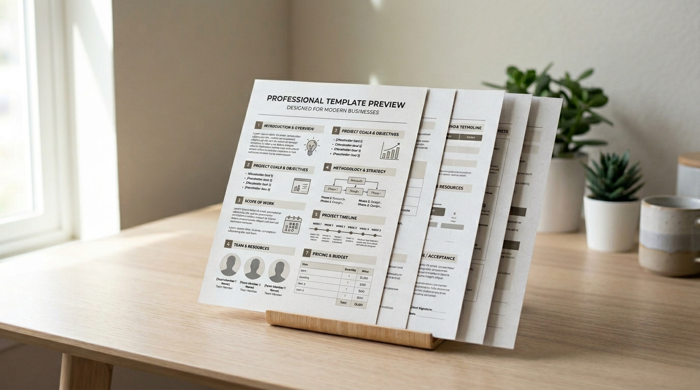 Business Plan Template Preview