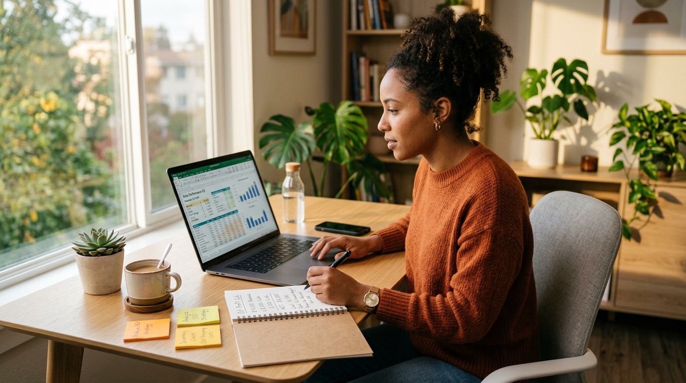 dropshipping profit margin — monthly margin tracking template
