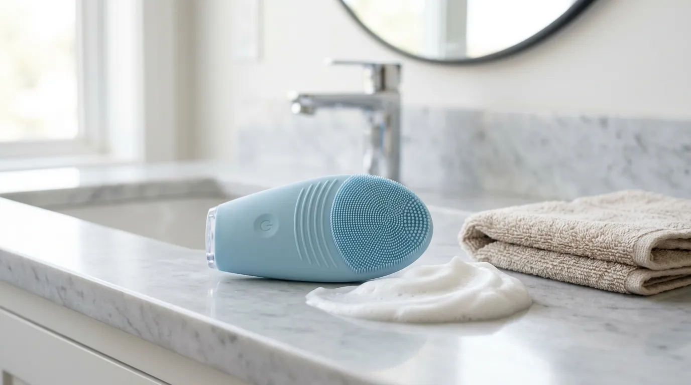 3-in-1 silicone facial cleansing device for dropshipping