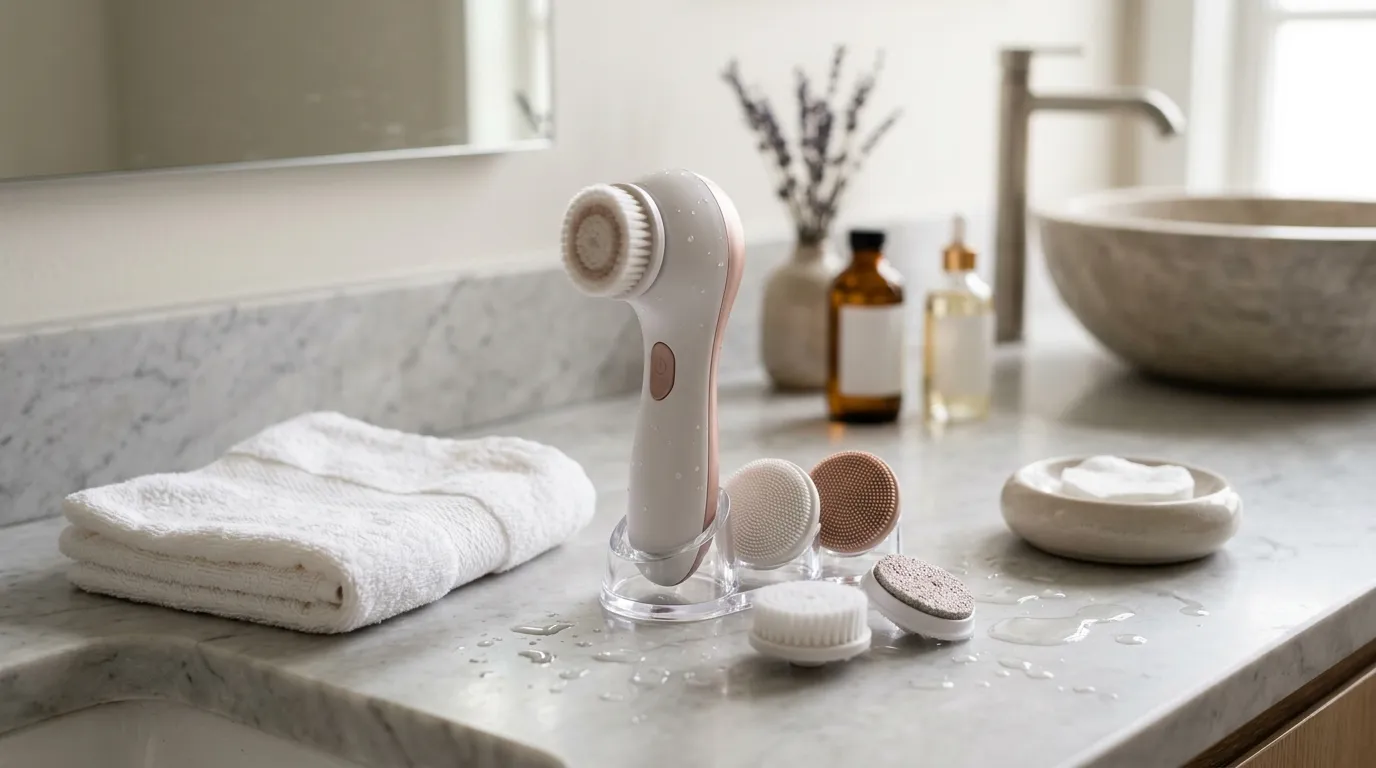 Electric facial cleansing brush for dropshipping