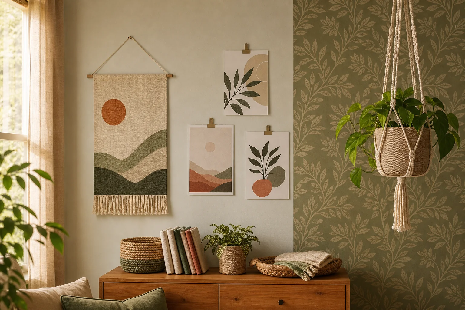Textile wall decor, unframed prints and removable wallpaper for 2026