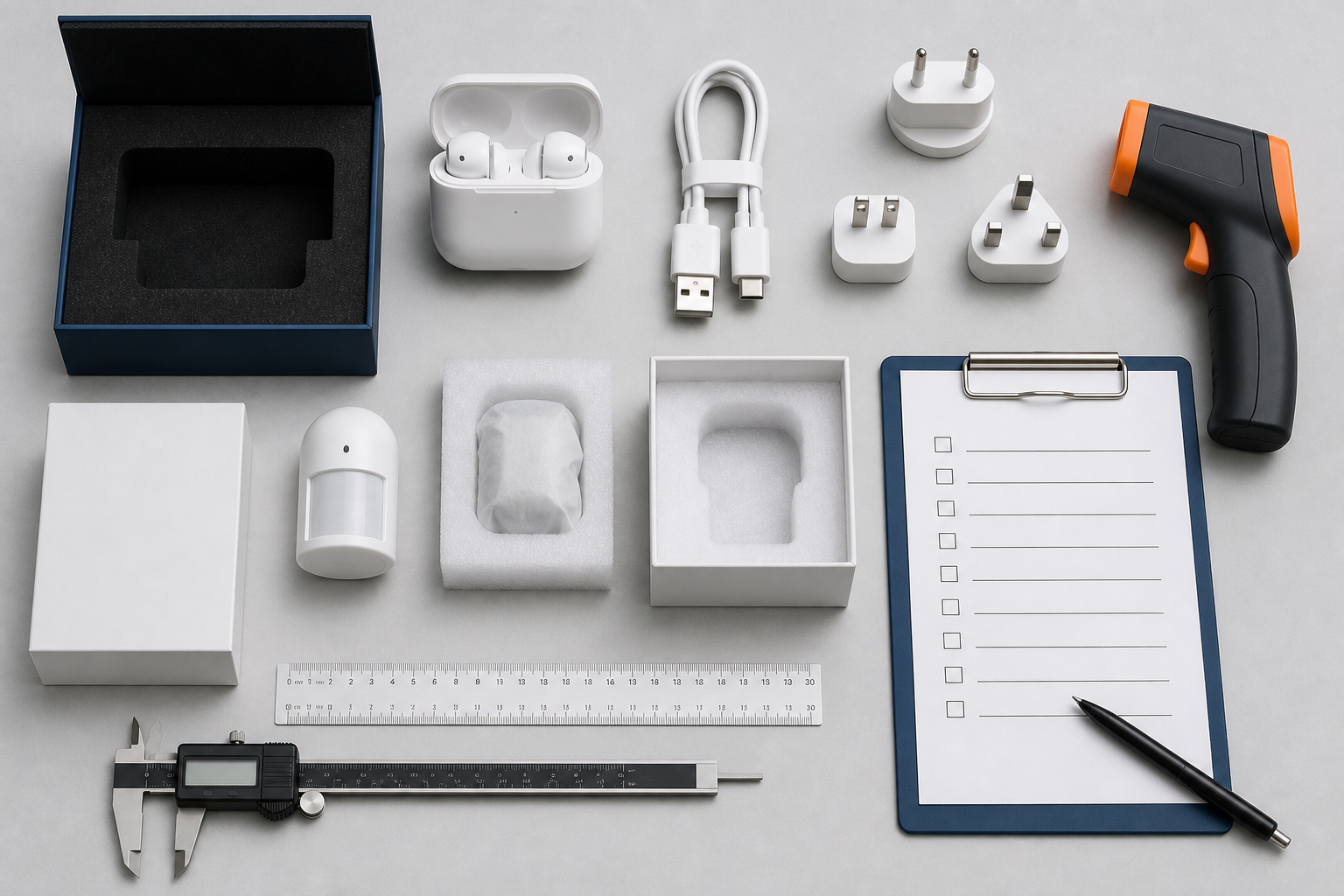 Electronics dropshipping sample inspection and packaging checklist