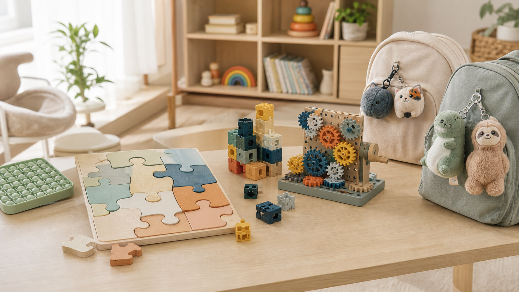 Screen-free, maker and collectible toys grouped for product selection